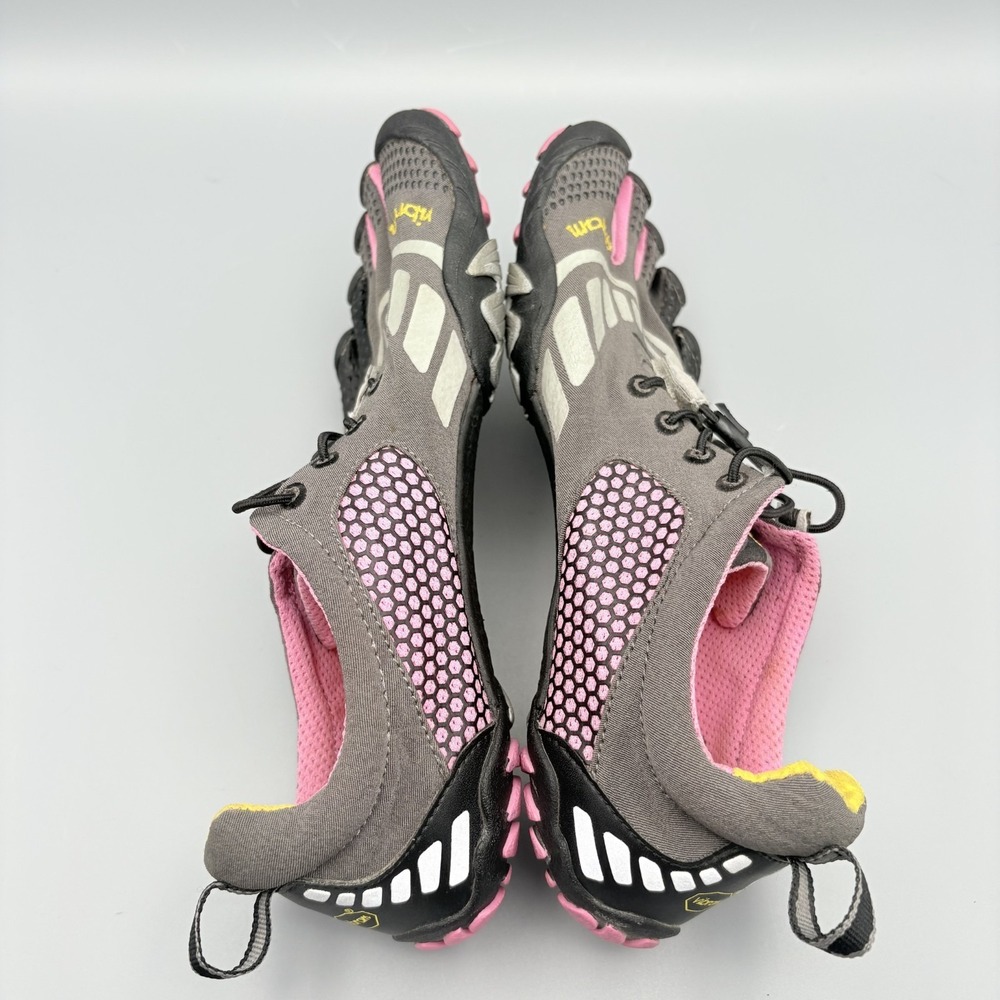Vibram Five Fingers Shoes Women's EU 40 Black Pink Lace Up Outdoor Sports W3753 - Picture 8 of 11